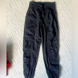 Size 2 Lululemon girls black joggers